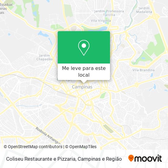 Coliseu Restaurante e Pizzaria mapa