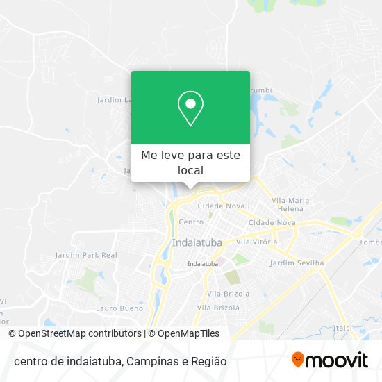 centro de indaiatuba mapa