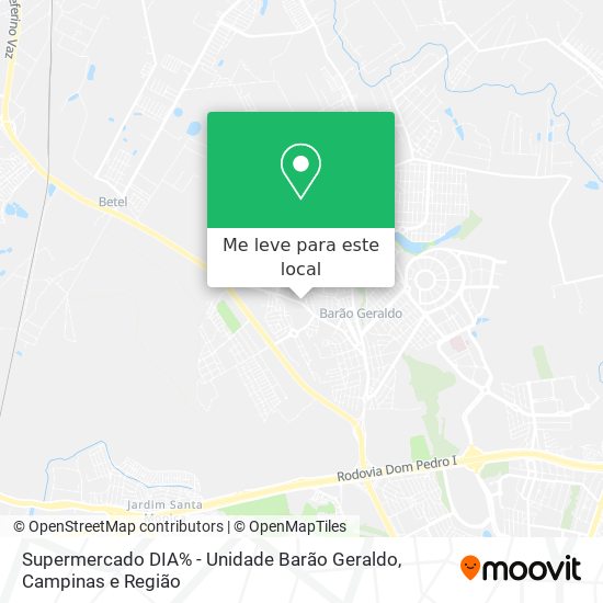 Supermercado DIA% - Unidade Barão Geraldo mapa
