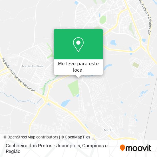 Cachoeira dos Pretos - Joanópolis mapa