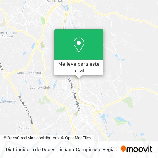 Distribuidora de Doces Dinhana mapa