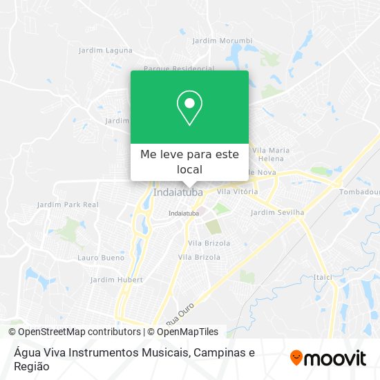 Água Viva Instrumentos Musicais mapa