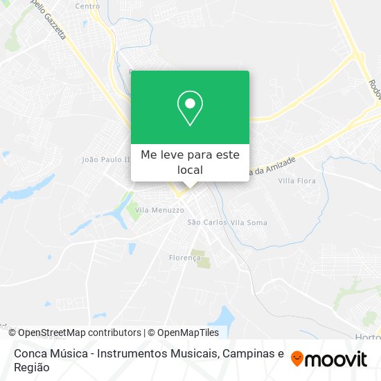 Conca Música -  Instrumentos Musicais mapa