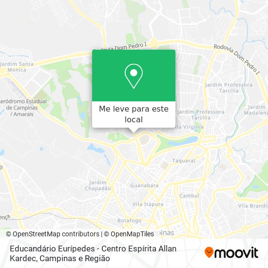 Educandário Eurípedes - Centro Espírita Allan Kardec mapa