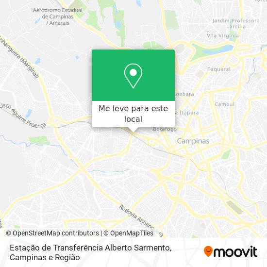 Estação de Transferência Alberto Sarmento mapa