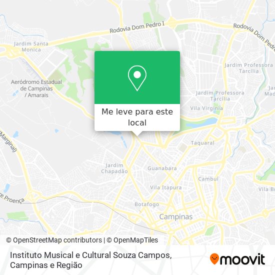 Instituto Musical e Cultural Souza Campos mapa