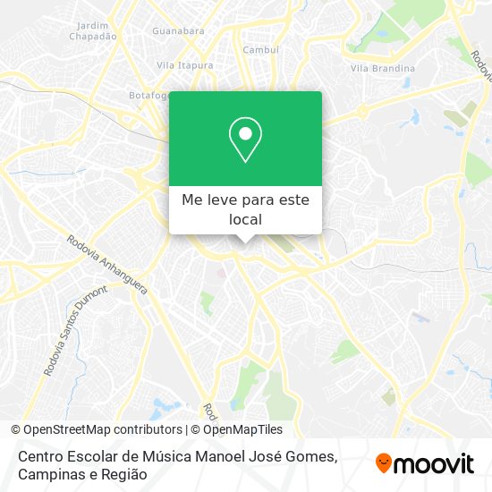 Centro Escolar de Música Manoel José Gomes mapa