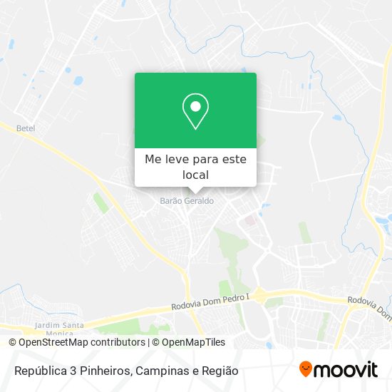 República 3 Pinheiros mapa