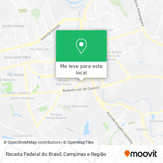 Receita Federal do Brasil mapa