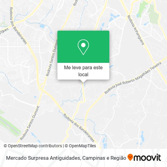 Mercado Surpresa Antiguidades mapa