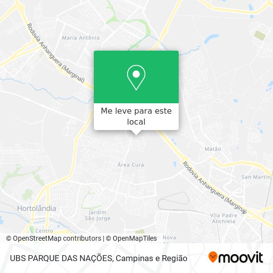 UBS PARQUE DAS NAÇÕES mapa