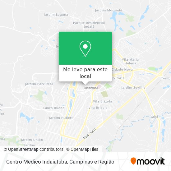 Centro Medico Indaiatuba mapa