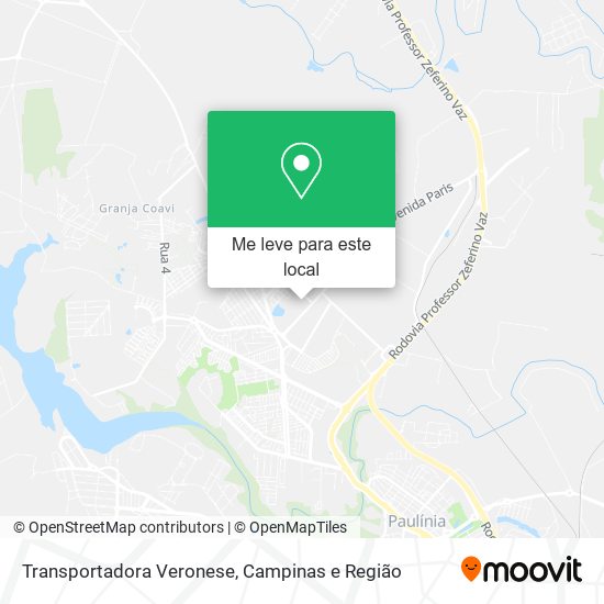 Transportadora Veronese mapa