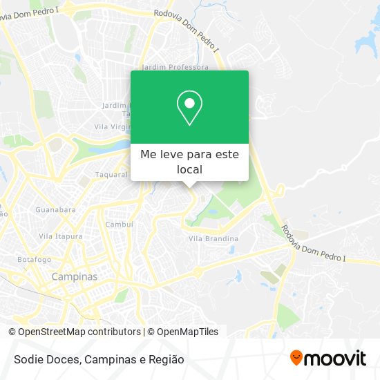 Sodie Doces mapa