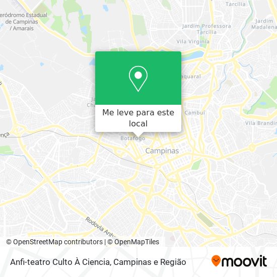Anfi-teatro Culto À Ciencia mapa