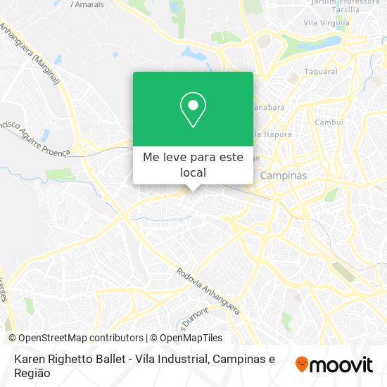 Karen Righetto Ballet - Vila Industrial mapa