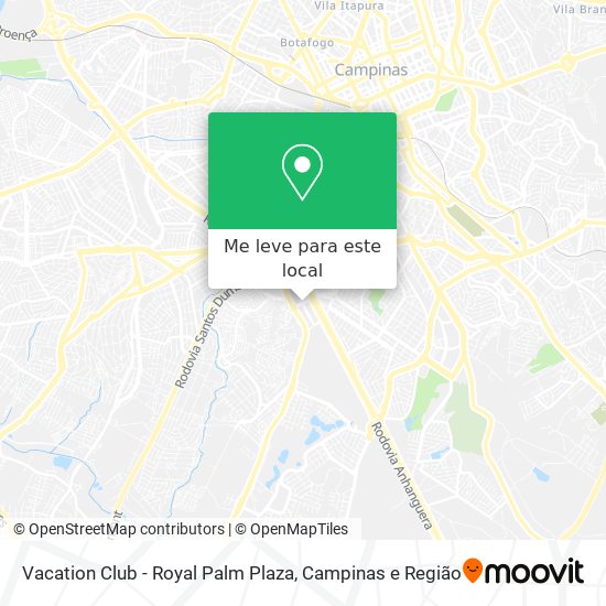 Vacation Club - Royal Palm Plaza mapa