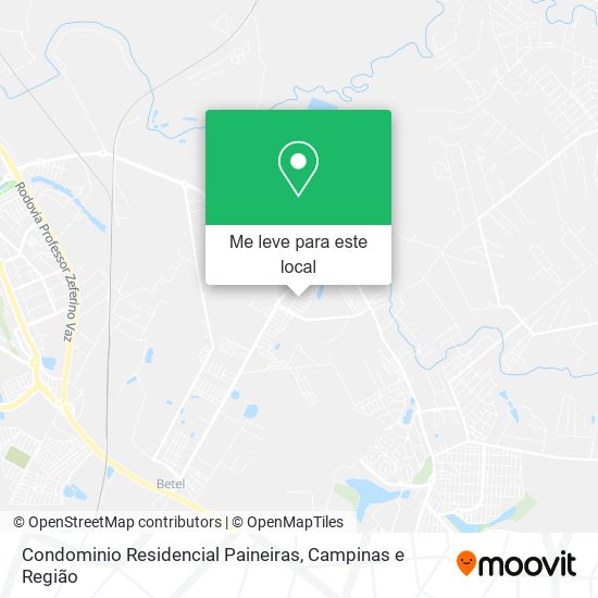 Condominio Residencial Paineiras mapa
