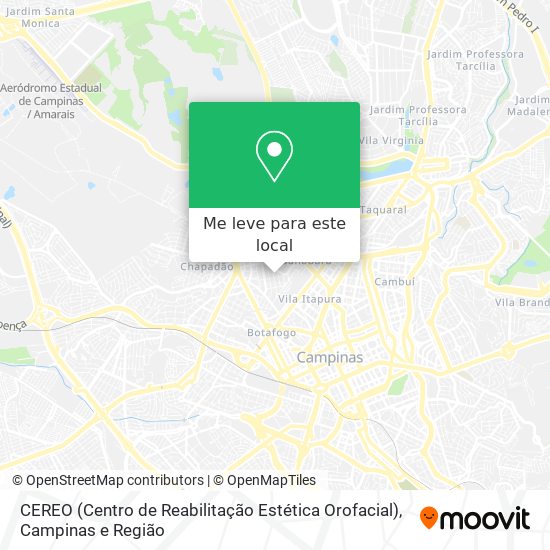 CEREO (Centro de Reabilitação Estética Orofacial) mapa