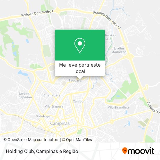 Holding Club mapa
