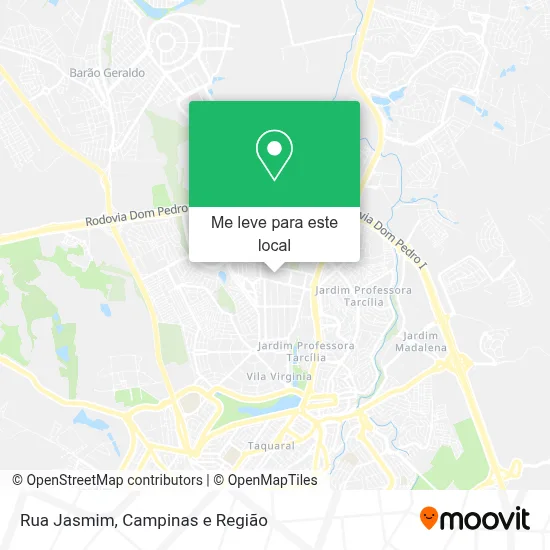 Rua Jasmim mapa