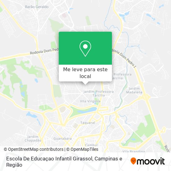 Escola De Educaçao Infantil Girassol mapa