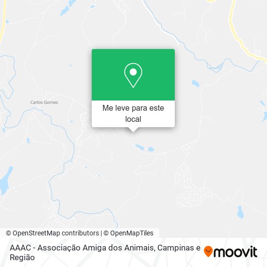AAAC - Associação Amiga dos Animais mapa