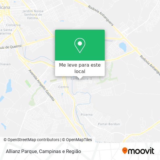 Allianz Parque mapa
