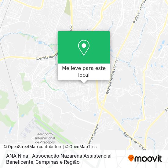 ANA Nina - Associação Nazarena Assistencial Beneficente mapa