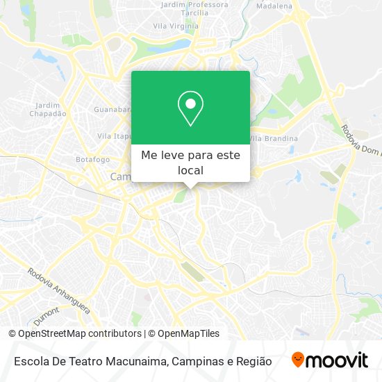 Escola De Teatro Macunaima mapa