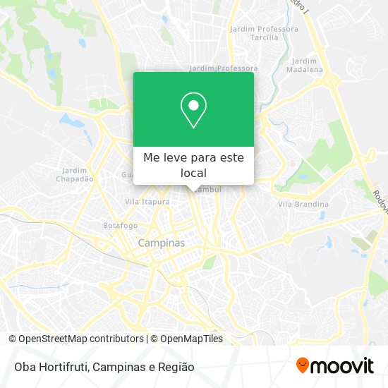 Oba Hortifruti mapa