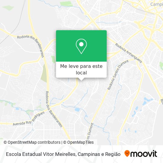 Escola Estadual Vitor Meirelles mapa