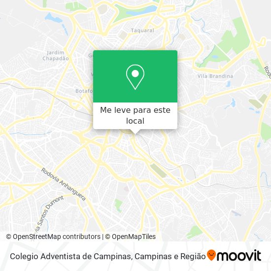 Colegio Adventista de Campinas mapa