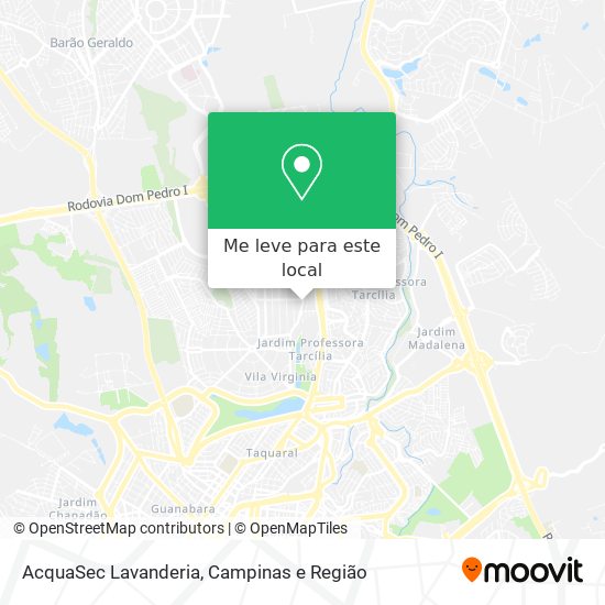 AcquaSec Lavanderia mapa