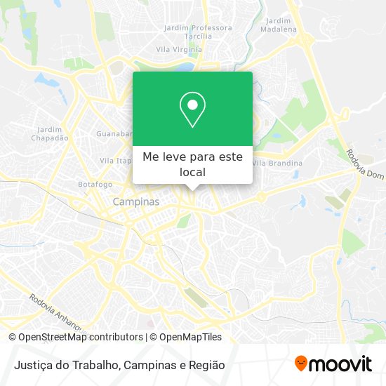 Justiça do Trabalho mapa