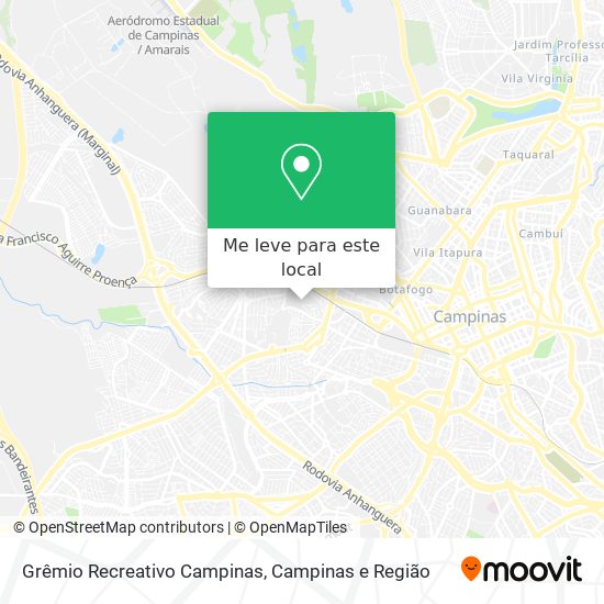 Grêmio Recreativo Campinas mapa