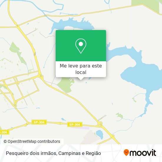 Pesqueiro dois irmãos mapa