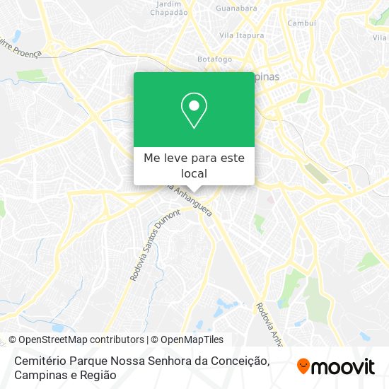 Cemitério Parque Nossa Senhora da Conceição mapa
