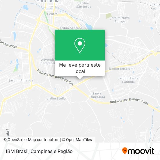 IBM Brasil mapa