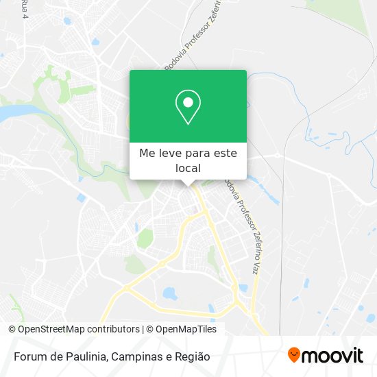 Forum de Paulinia mapa
