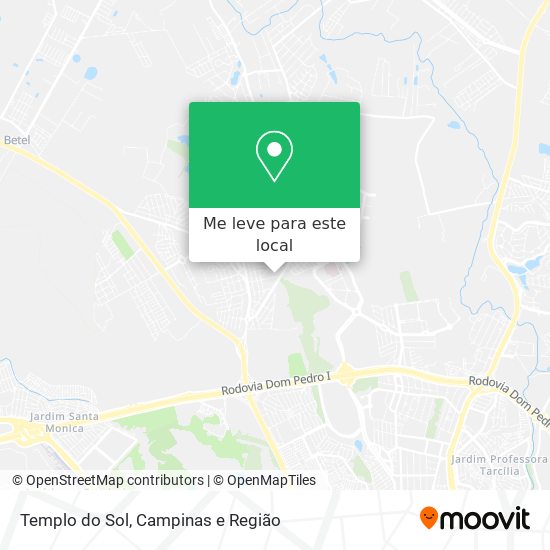 Templo do Sol mapa