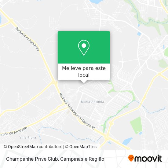 Champanhe Prive Club mapa
