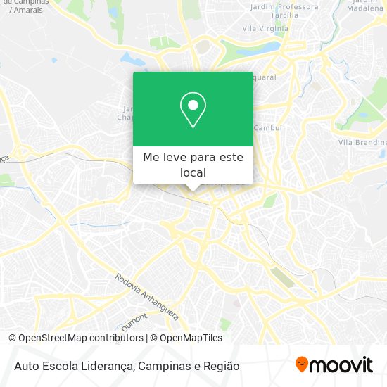 Auto Escola Liderança mapa