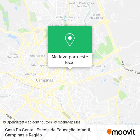 Casa Da Gente - Escola de Educação Infantil mapa
