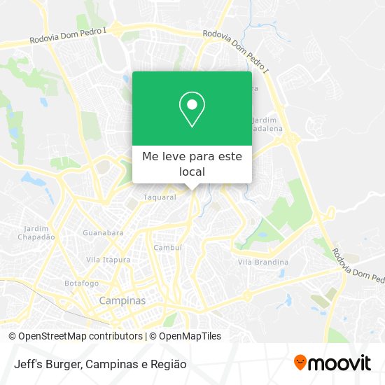 Jeff's Burger mapa