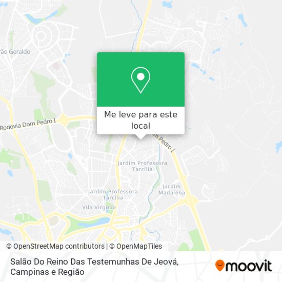 Salão Do Reino Das Testemunhas De Jeová mapa