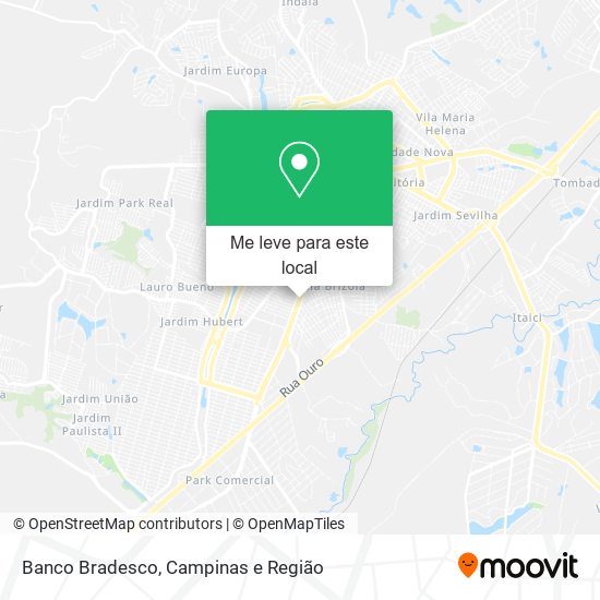 Banco Bradesco mapa