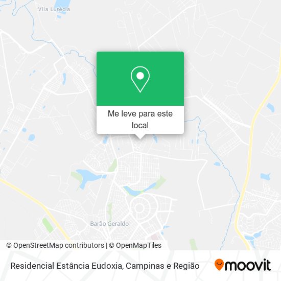 Residencial Estância Eudoxia mapa