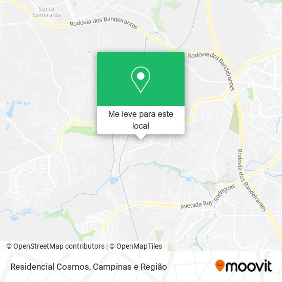 Residencial Cosmos mapa
