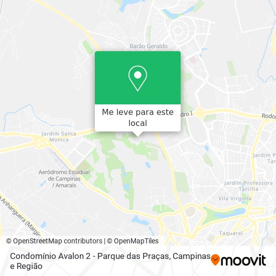 Condomínio Avalon 2 - Parque das Praças mapa